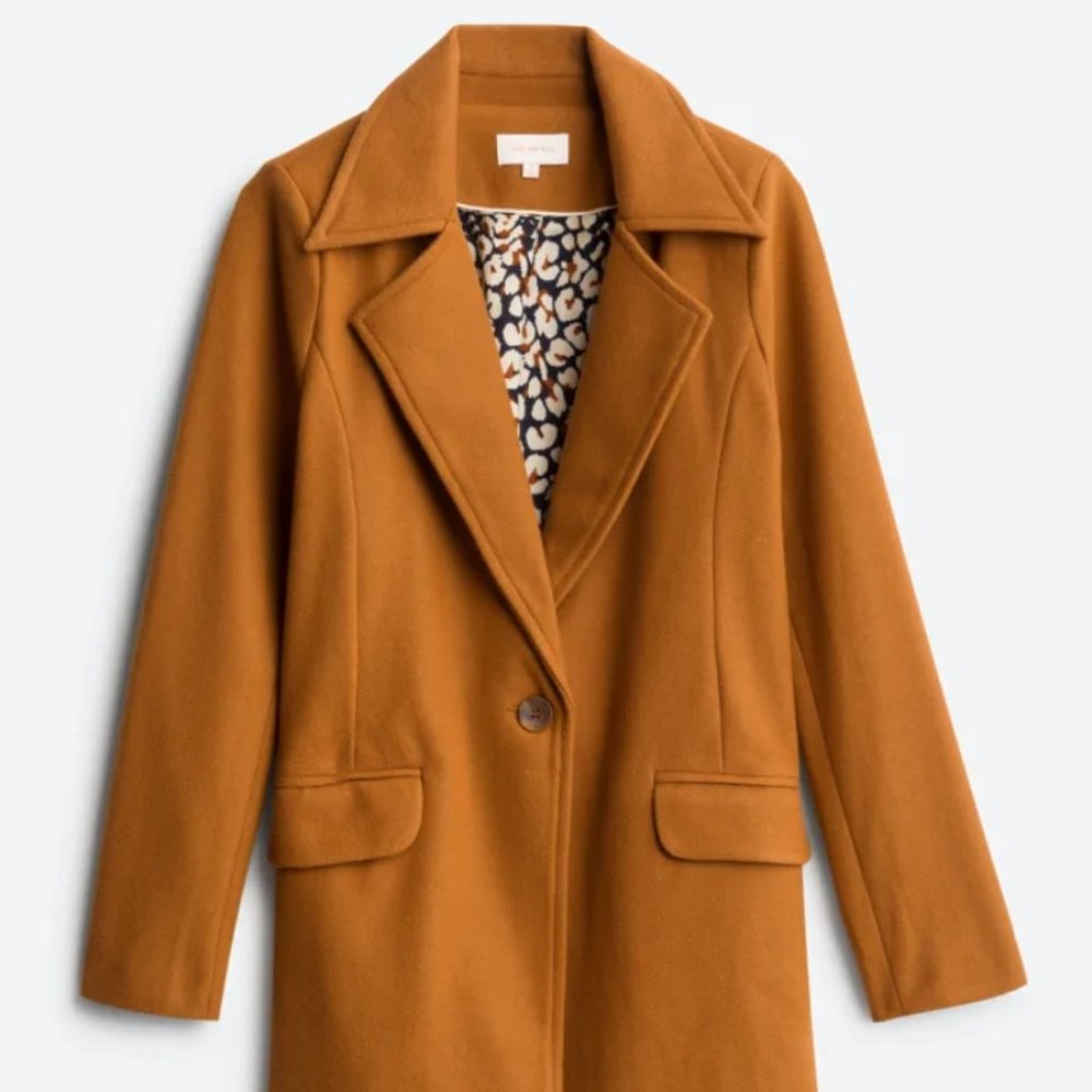 Skies are Blue Long Structured Jacket